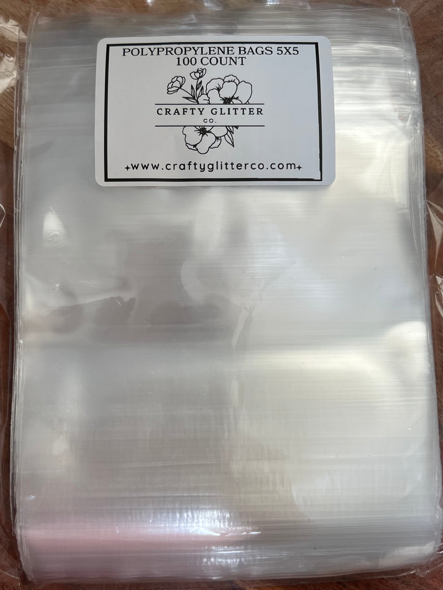 5x5 Polypropylene Bags 100 Count