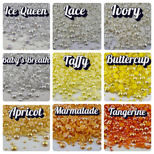 LIVE Custom Half Pearls (Choose Up To 6 Colors)