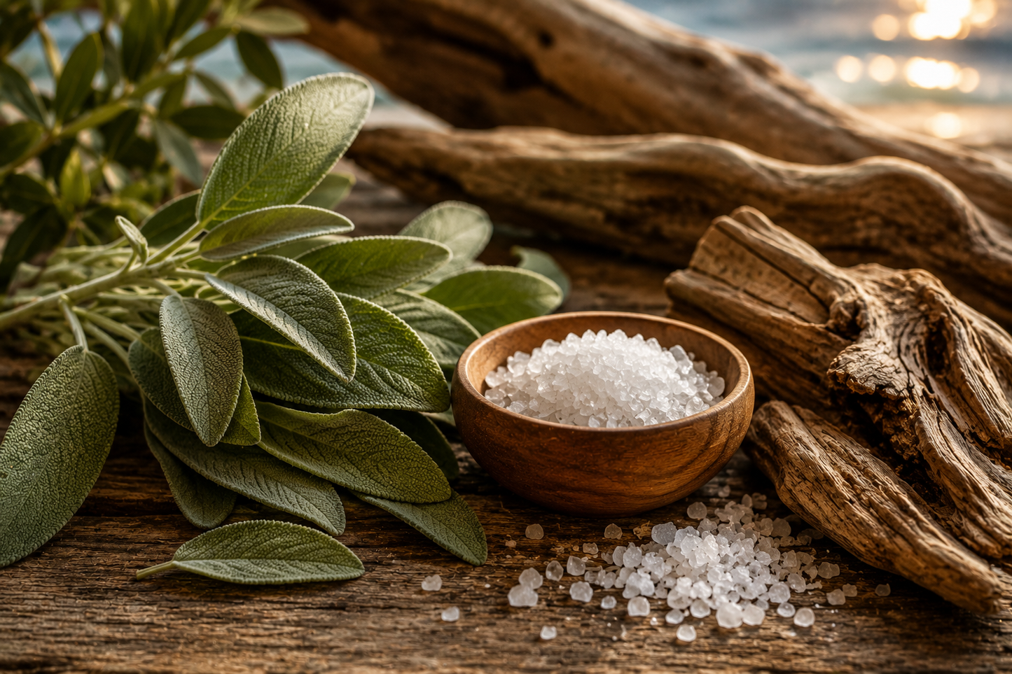 Wood Sage & Sea Salt (Type): Pre-Scented Beads