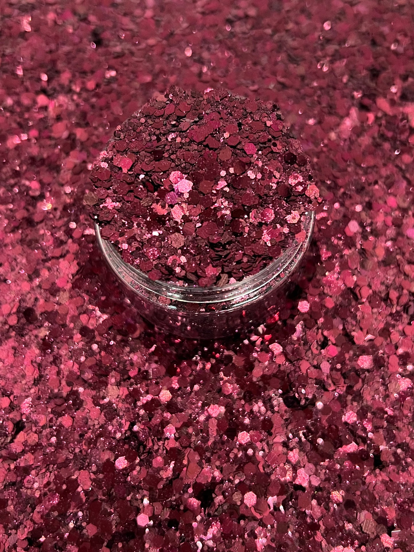 Black Cherry: Chunky Metallic Mix