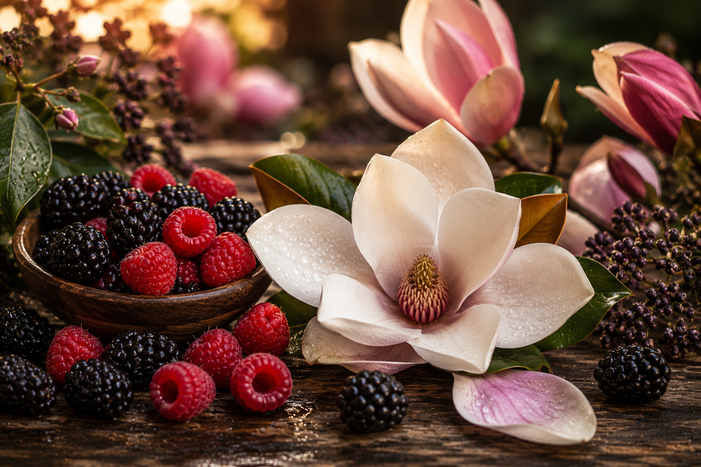 Black Raspberry & Magnolia: Pre-Scented Beads