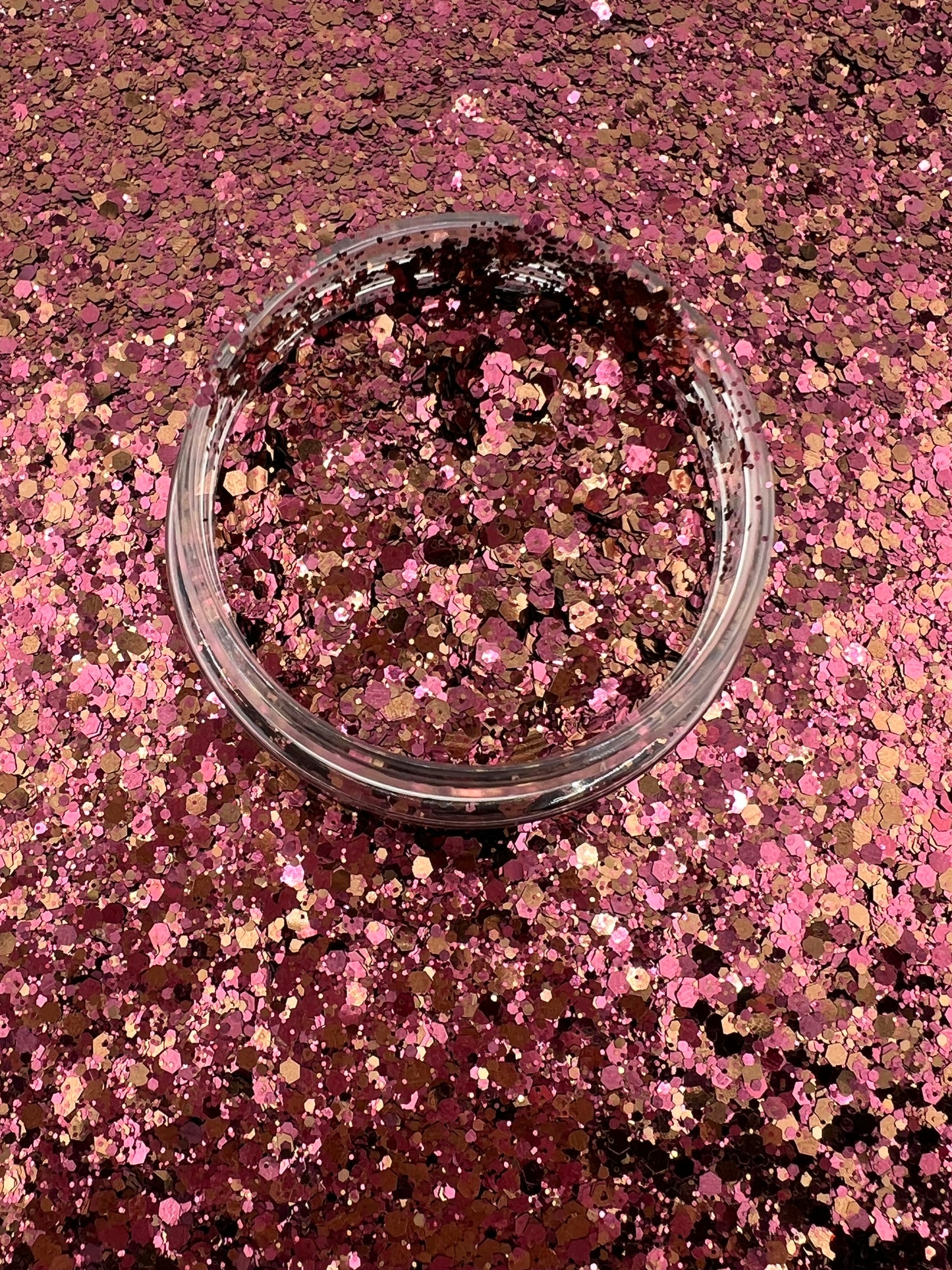 Bordeaux: Chunky Metallic Mix