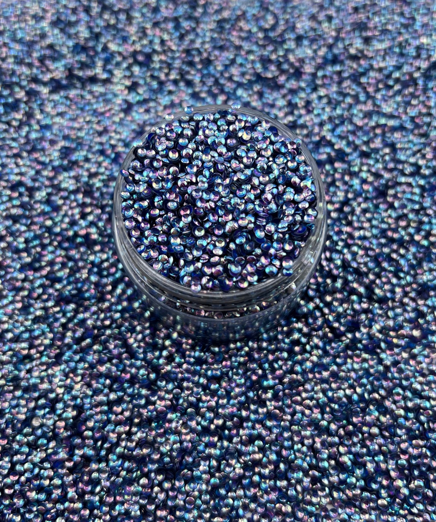 Blue Agate: 3D Pearl Chameleon Glitter