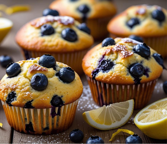 Lemon Blueberry Muffins: Pre-Scented Beads