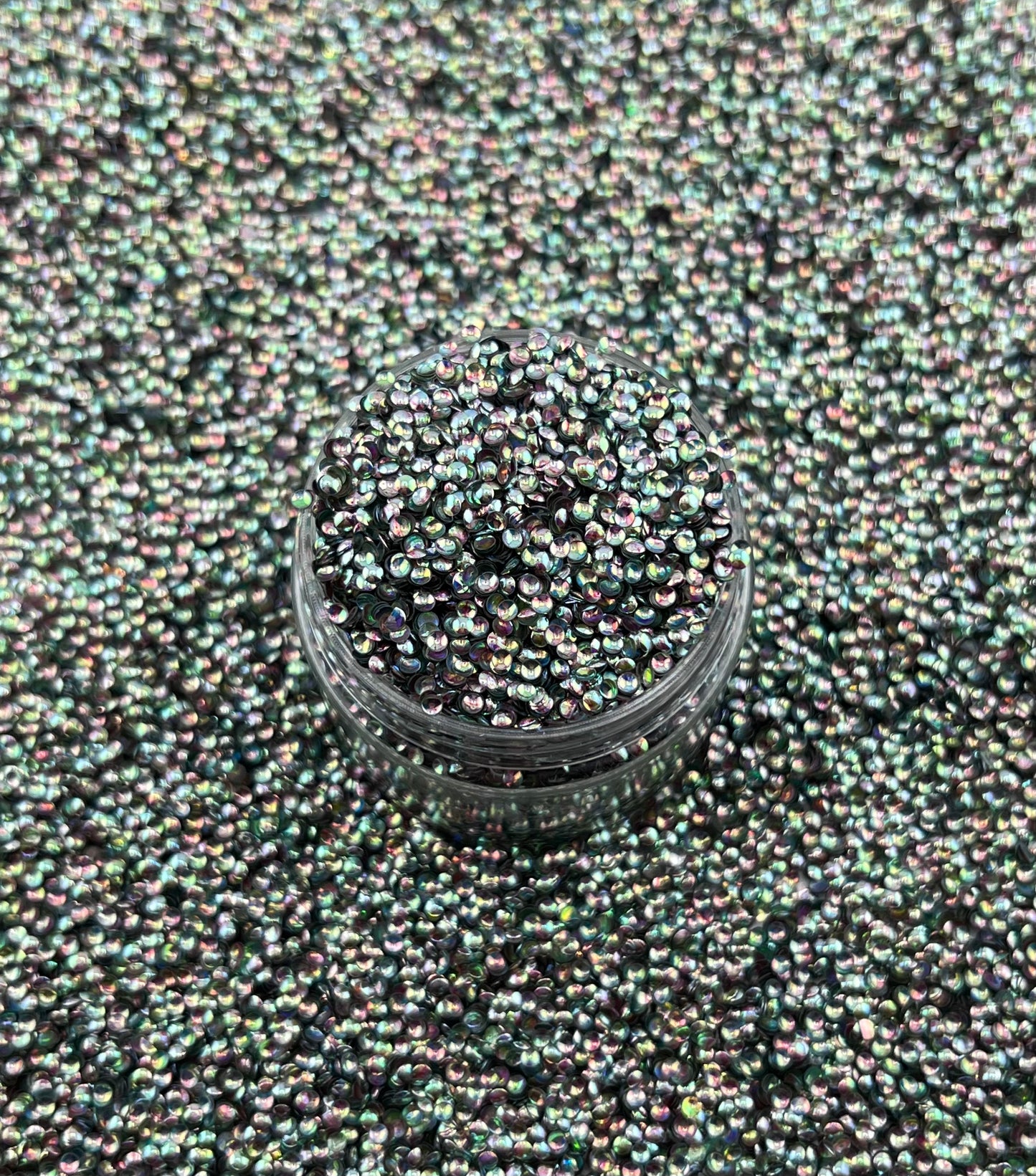 Green Serpentine: 3D Pearl Chameleon Glitter