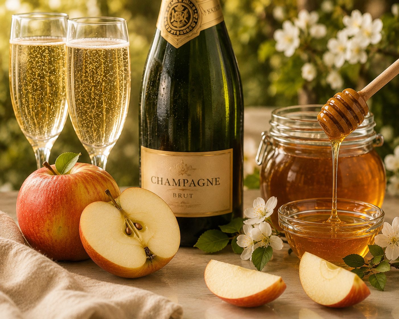 Champagne Apple & Honey (Type): Pre-Scented Beads