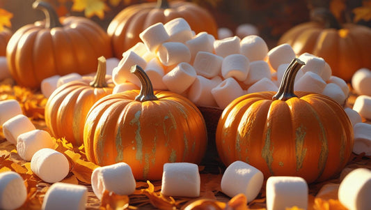 Vanilla Pumpkin Marshmallow (Type): Pre-Scented Beads