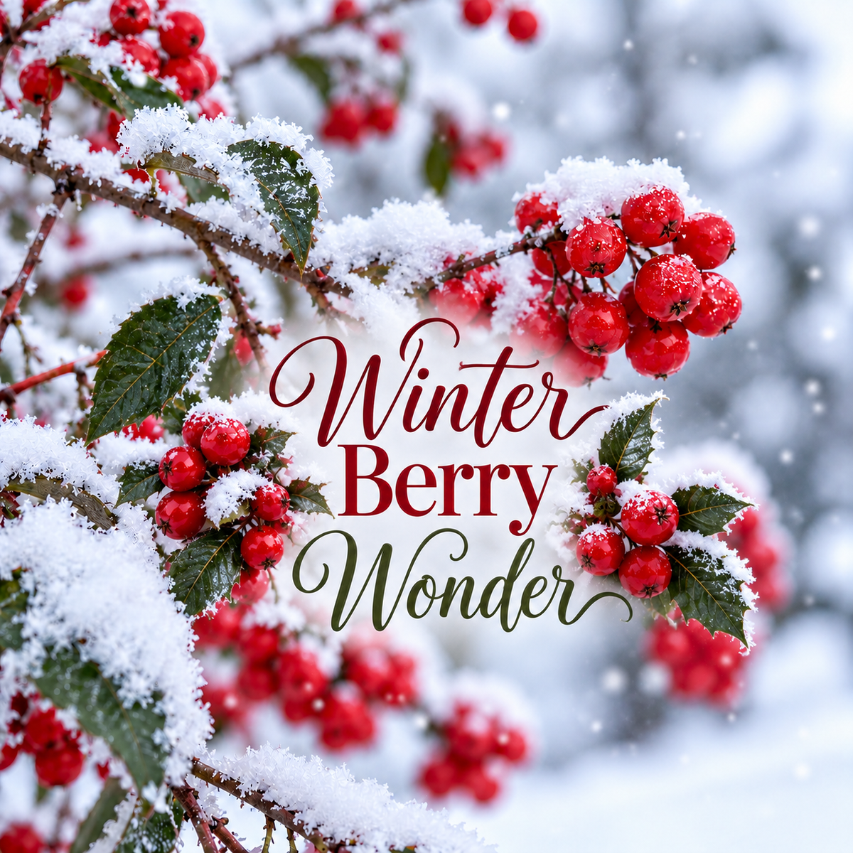 Winter Wonder Berry: (Type) Pre-Scented Beads
