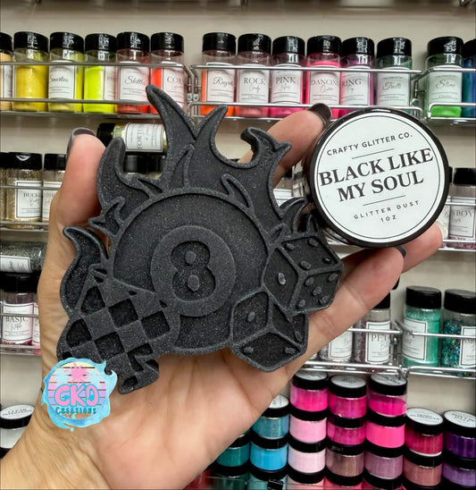 Black Like My Soul: Matte Glitter Dust