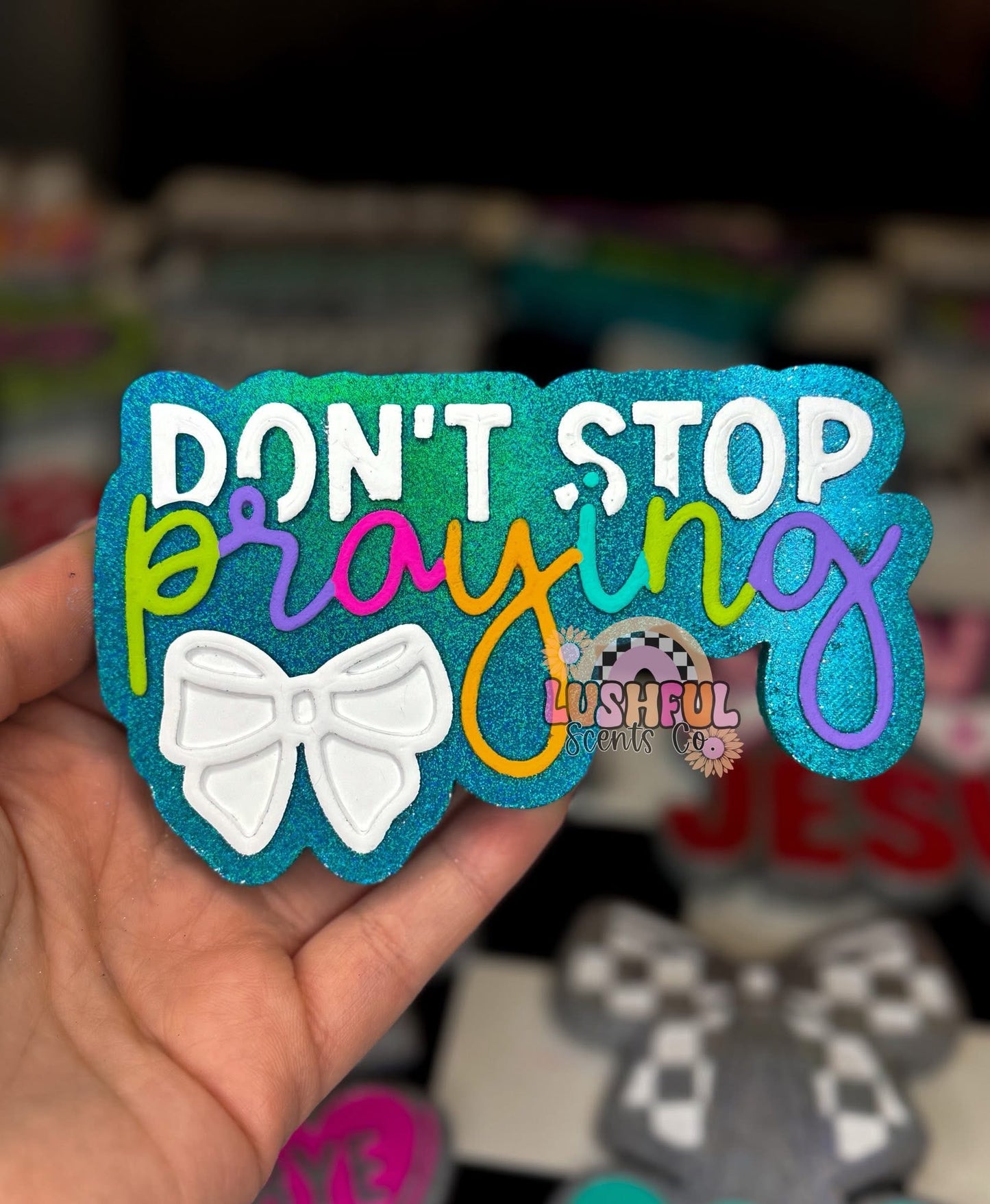 Turquoise Waters: Holographic Glitter Dust