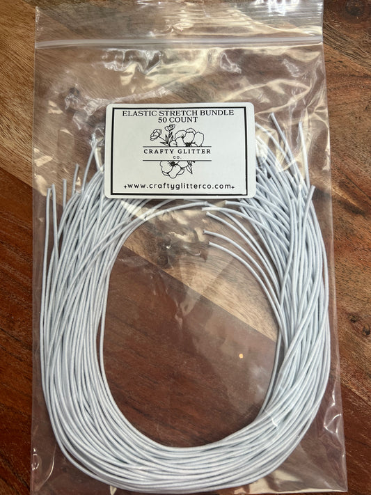 16 Inch Elastic Stretch Bundle- 50 Count