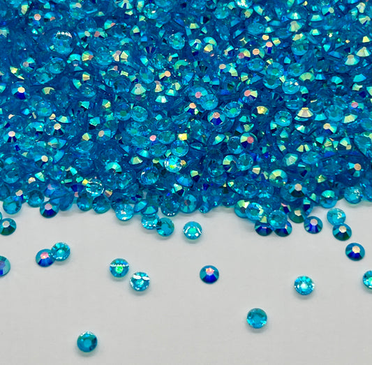 Tiffany: Clear AB Resin Flatback Rhinestones