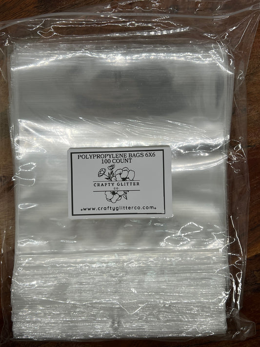 6x6 Polypropylene Bags 100 Count