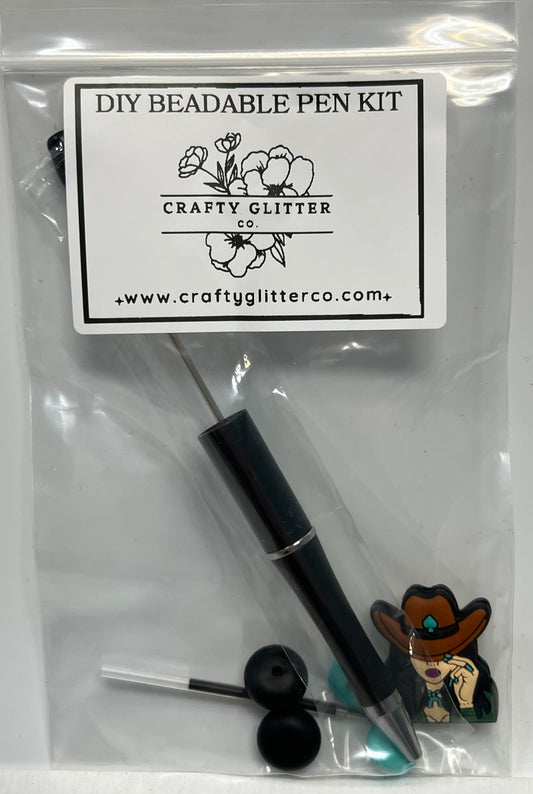 Cowgirl: DIY Beadable Pen Kit