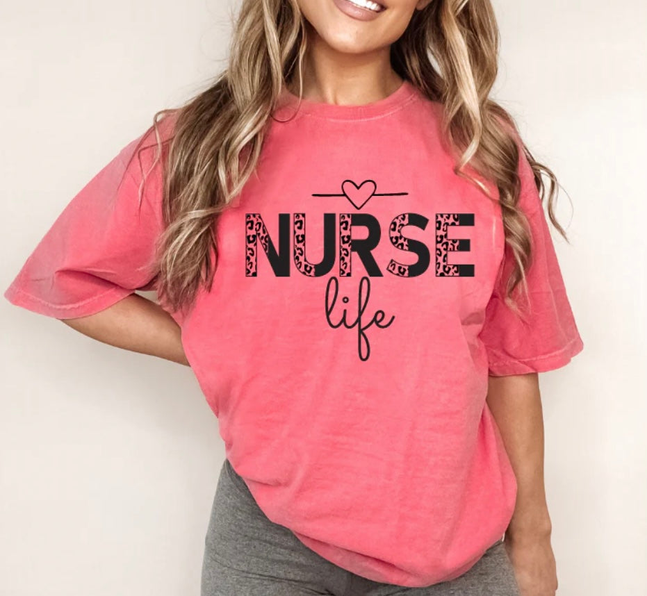 Nurse Life Leopard Print