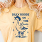 Silly Goose On The Loose-Navy Ink