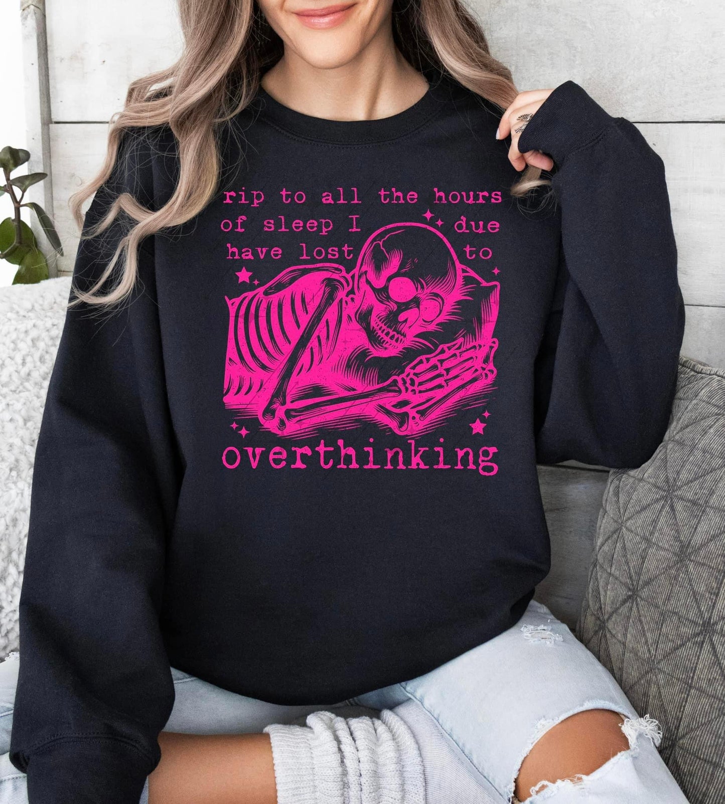 Overthinking-Hot Pink Ink