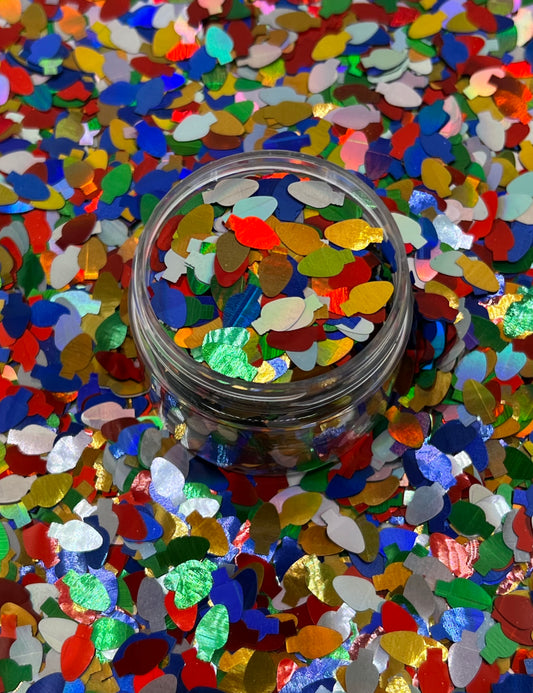 Twinkle Lights: Metallic Bulb Shapes