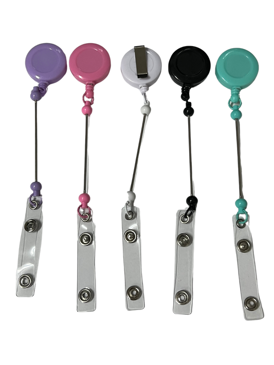 Beadable Bar Badge Reels