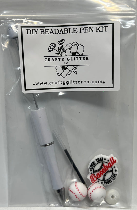 Baseball Mom: DIY Beadable Pen Kit