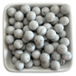 Gray Marble: 15mm Silicone Bead