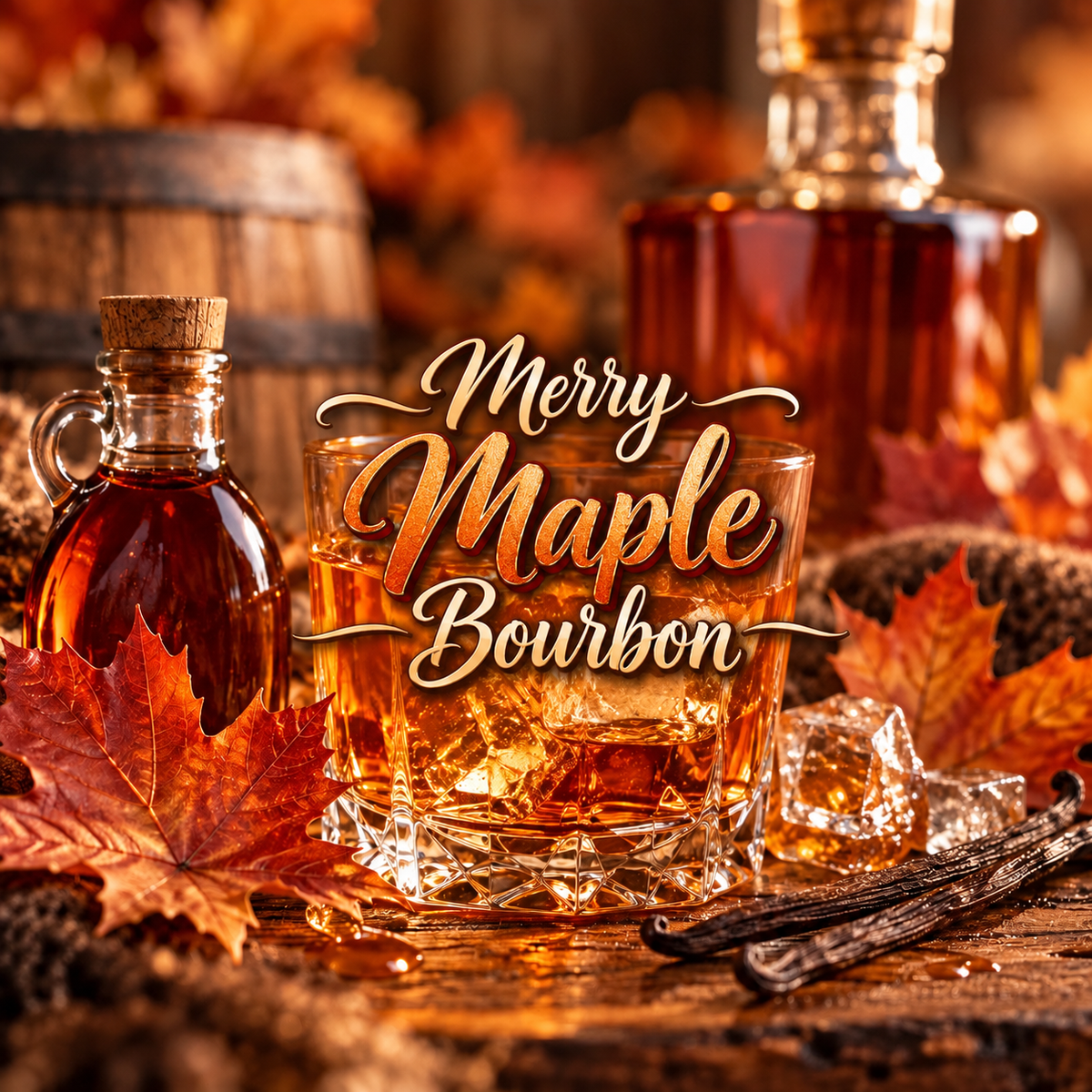Merry Maple Bourbon: Pre-Scented Beads