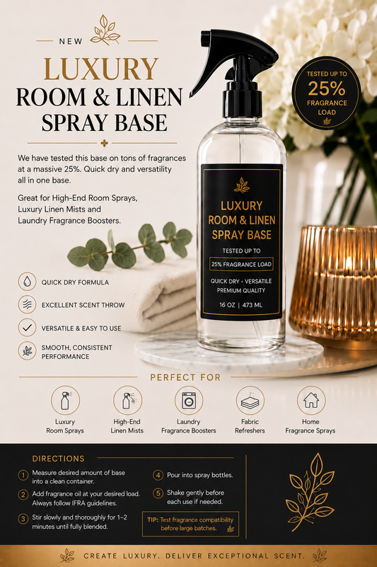 Luxury Room & Linen Spray Base