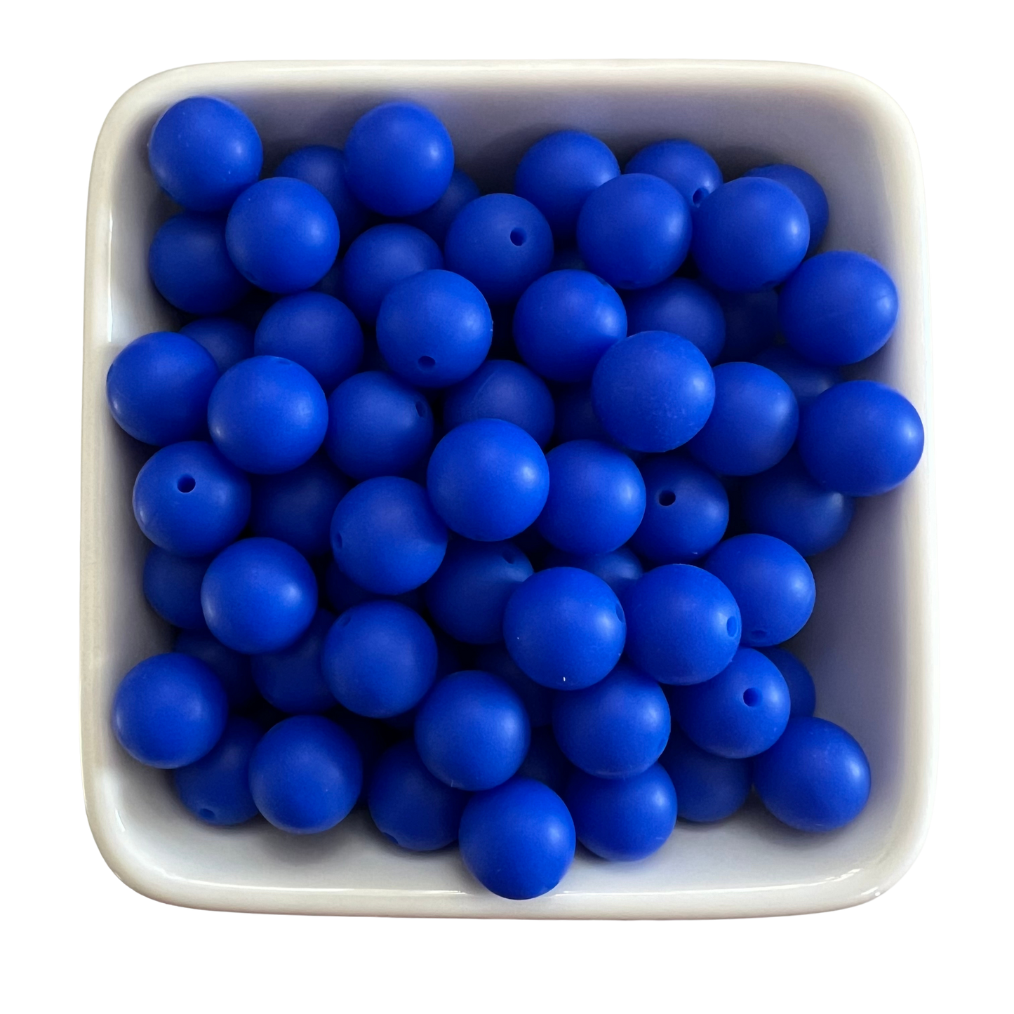 Sapphire: 15mm Silicone Bead