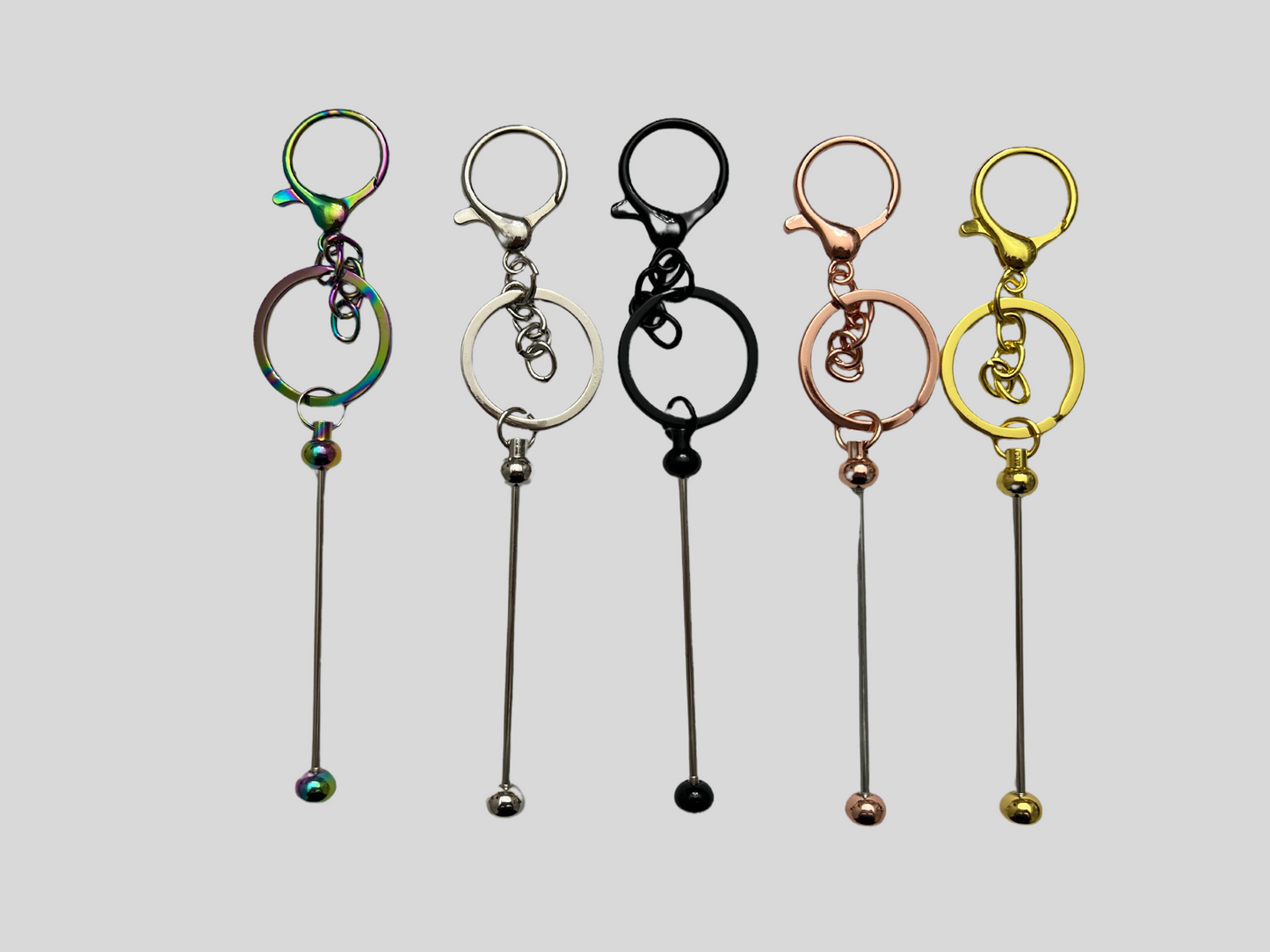 Beadable Bar Keychain