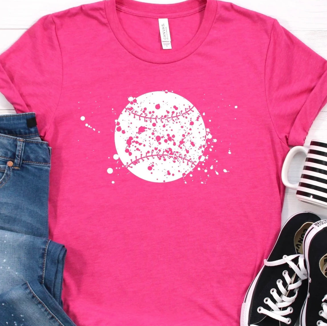 Baseball Splatter – Crafty Glitter Co. LLC