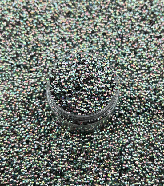 Green Serpentine: 3D Pearl Chameleon Glitter