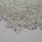 Ice Ice Baby: Clear AB Resin Flatback Rhinestones