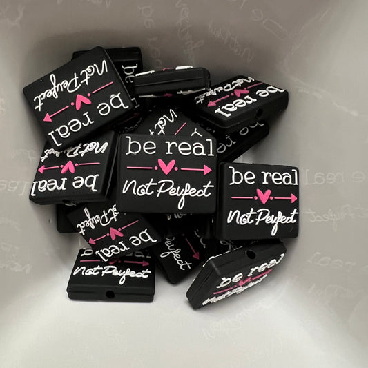 Be Real Not Perfect: Silicone Focal Bead