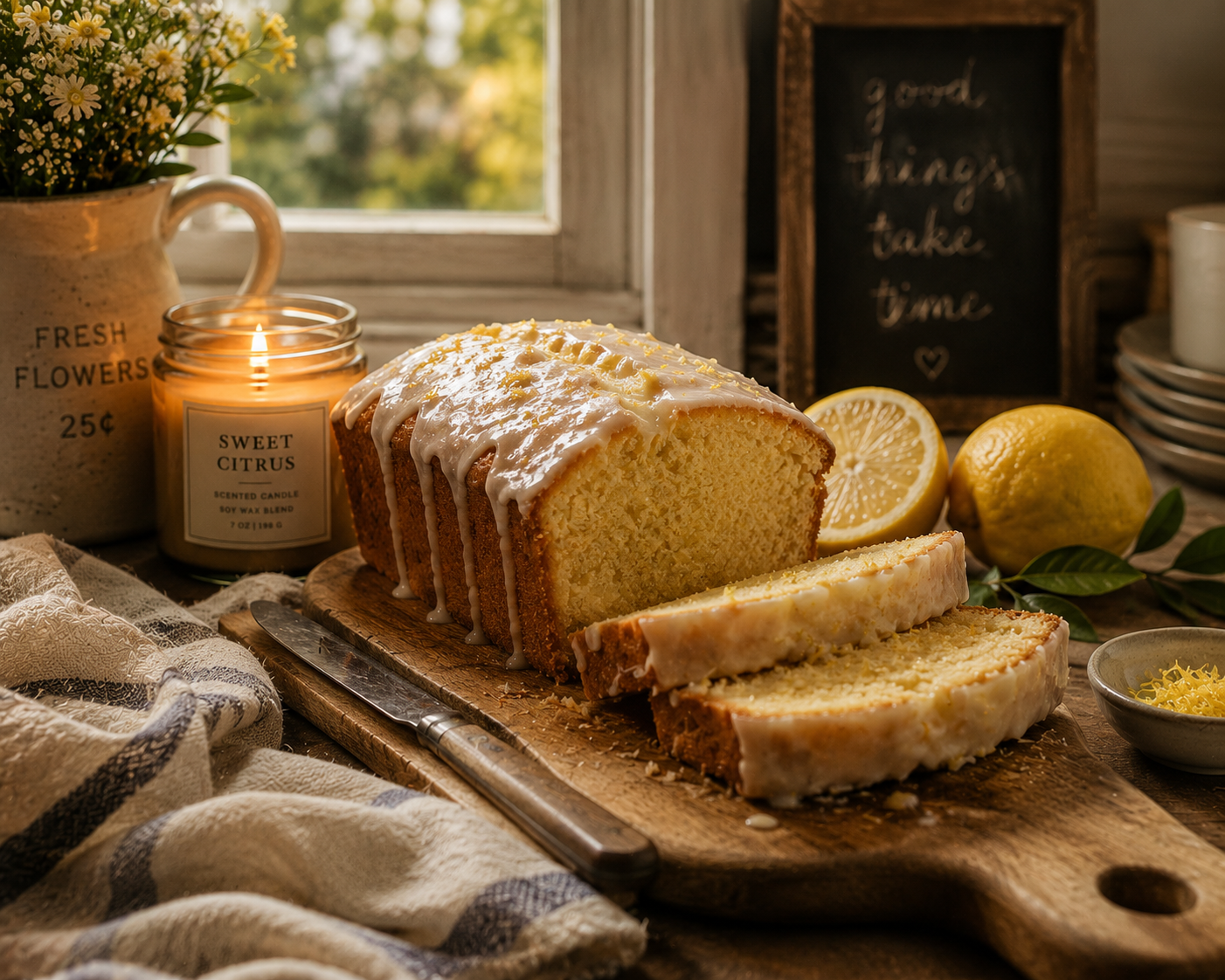 Lemon Pound Cake: Pre-Scented Beads