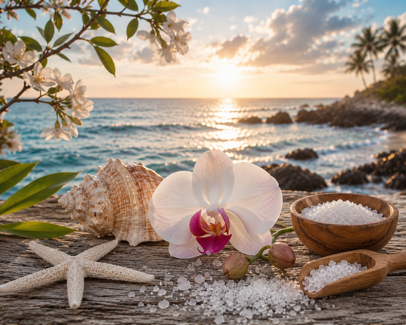 Blossoms & Sea Shore: Pre-Scented Beads