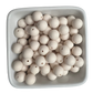 Ivory: 15mm Silicone Bead