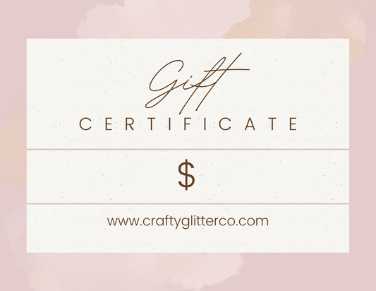 Crafty Glitter Co. Gift Card