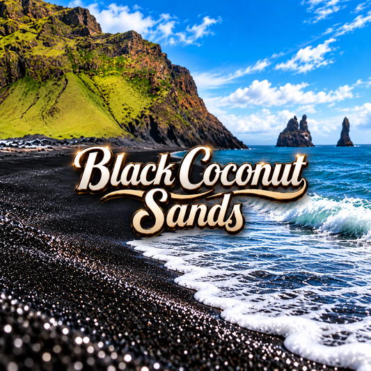 Black Coconut Sands: Pre-Scented Beads