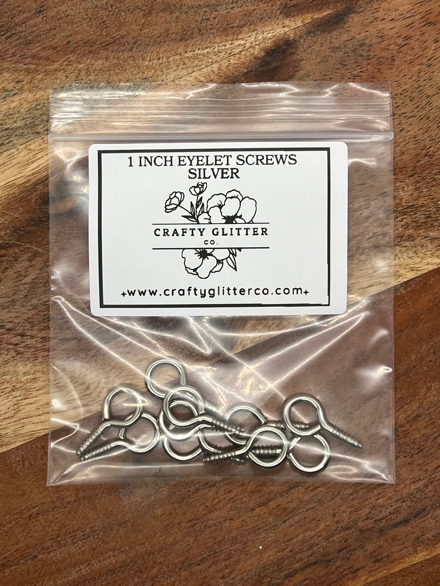 1 Inch Eyelet Screws- 10 Count