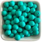 Turquoise: 15mm Silicone Bead