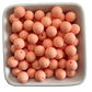 Peach: 15mm Silicone Bead