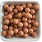 Caramel: 15mm Silicone Bead