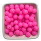 Neon Pink To Purple Glow: 15mm Silicone Bead