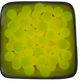 Orange To Yellow Glow: 15mm Silicone Bead