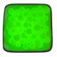 Yellow To Green Glow: 15mm Silicone Bead