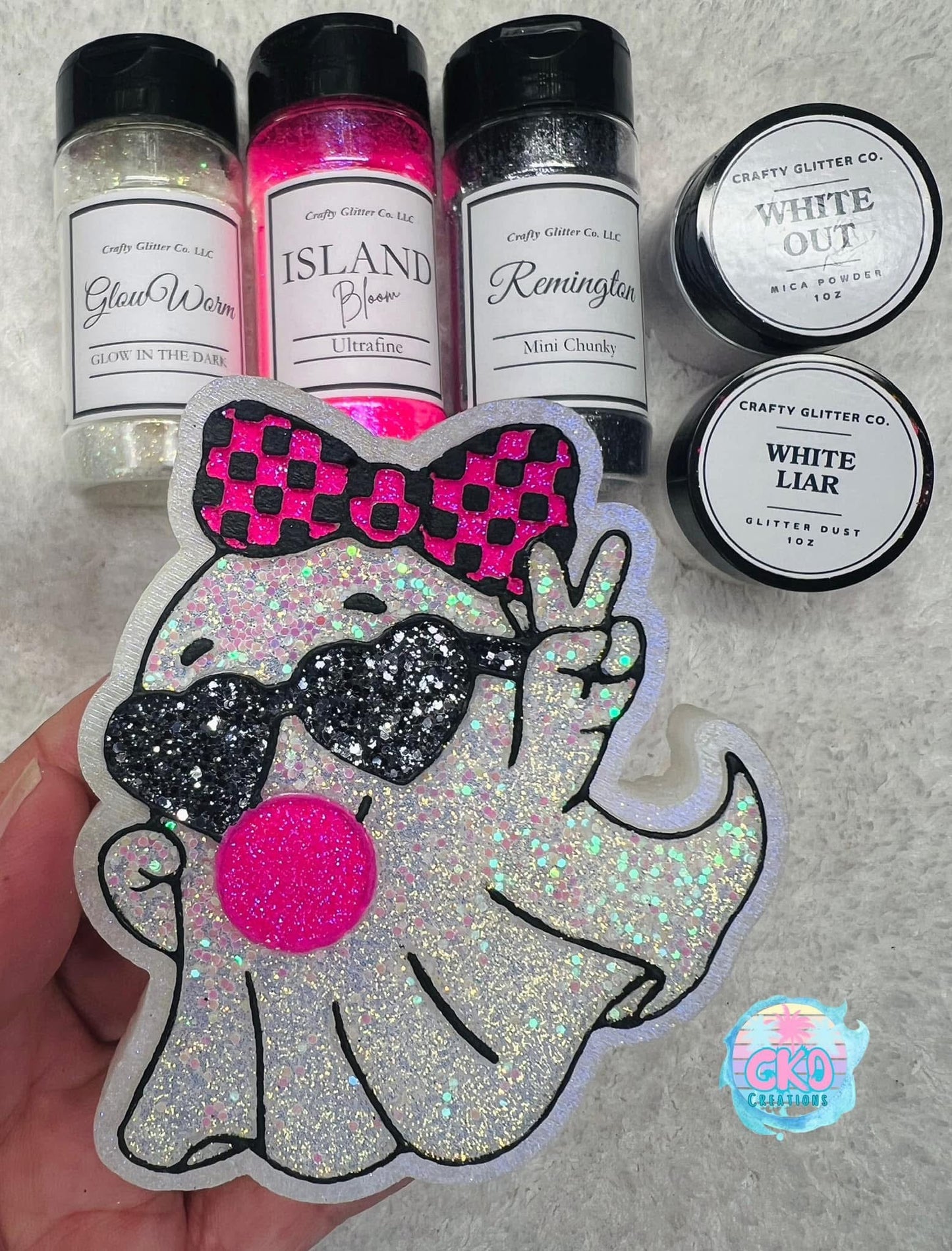 White Liar: Iridescent Glitter Dust