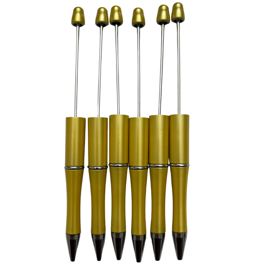 Golden Yellow: Beadable Pen