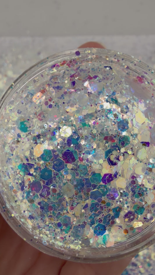 Glamorous: Chunky Opal Iridescent Mix