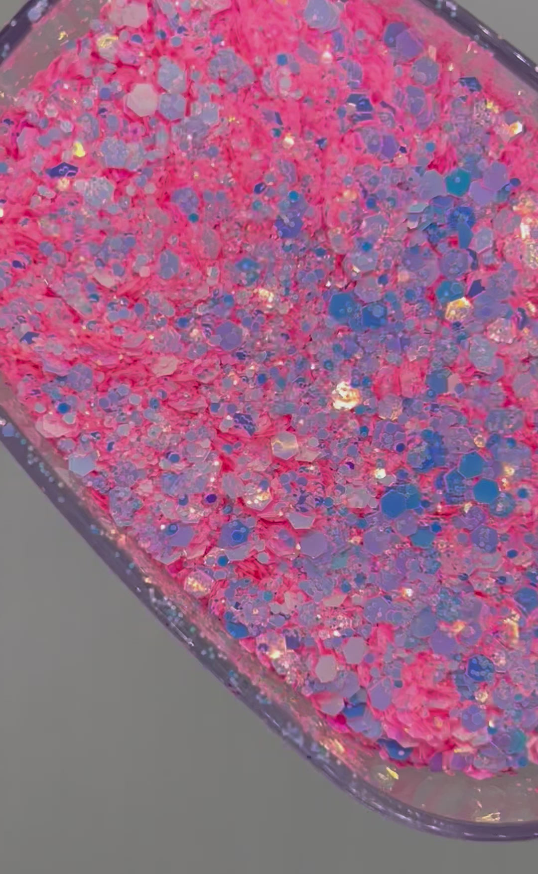 Pink Starburst: Chunky Color Shift Mix – Crafty Glitter Co. LLC